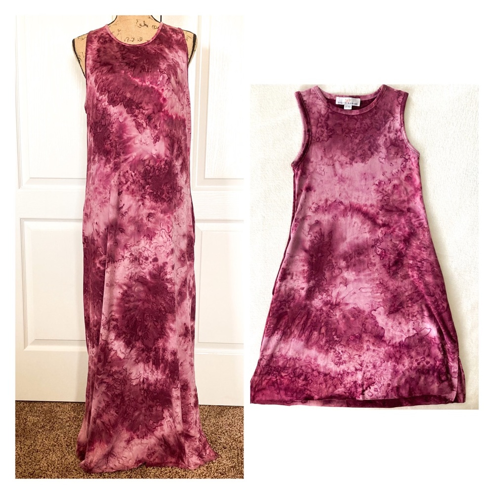 Bailey’s Blossoms Mommy & Me Tie Dye Matching Maxi Dresses